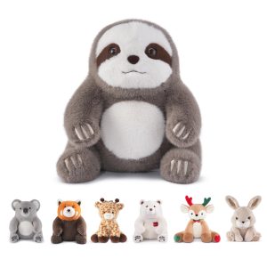 14" Weighted Sloth Stuffed Animal – 3.5lb Plush Toy for Kids & Adults, Soothing Anxiety Relief Gift