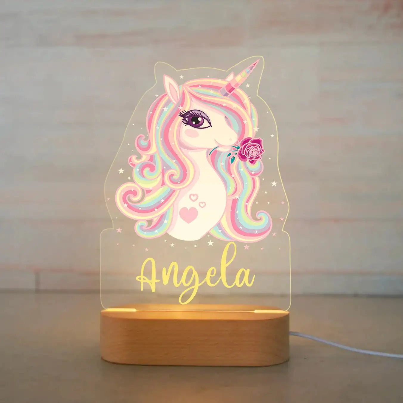 Personalized Animal Night Light – Custom Name Acrylic Lamp for Kids & Baby Room Décor - Image 14