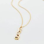 Quran Design Vertical Necklace – Stainless Steel Islamic Pendant for Women