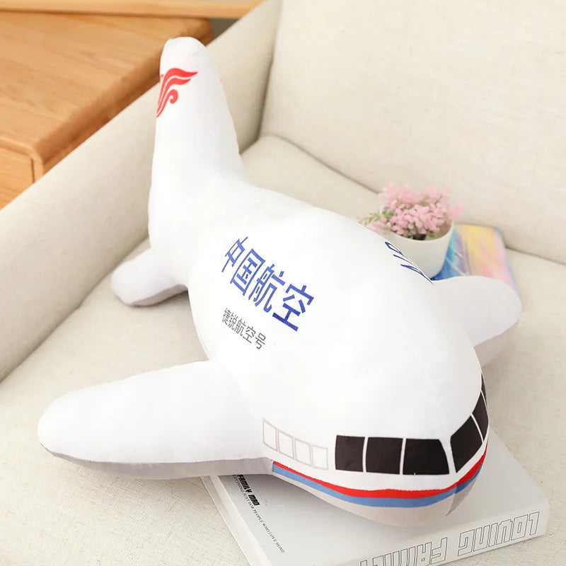 Large Size Simulation Airplane Plush Toys – 40cm, 60cm & 80cm Soft Aircraft Cushions - Image 12