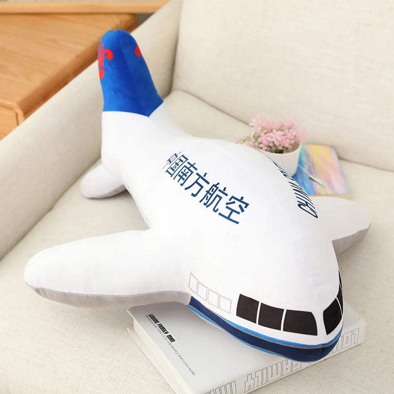 Large Size Simulation Airplane Plush Toys – 40cm, 60cm & 80cm Soft Aircraft Cushions - Image 10