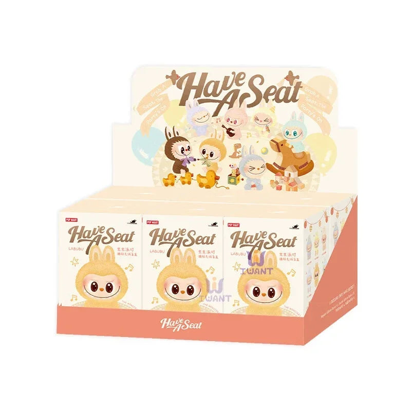 Labu Macaroon Sits on the Party’s Black Rubber Face Surprise Blind Box – 1st & 2nd Generation Plush Dolls - Image 11