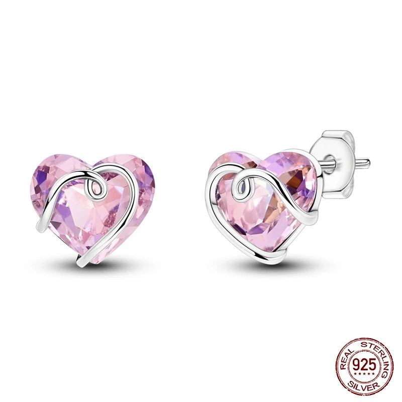 New 925 Sterling Silver Tassel Earrings – Love Heart, Star, Moon, Dragonfly & Tulip Designs - Image 18