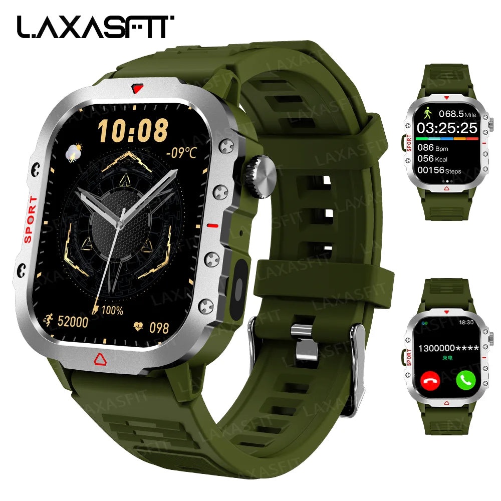 LAXASFIT Men's Sports Smart Watch – 1.71" Display, Bluetooth Calling, Blood Oxygen & LED Flashlight - Image 11