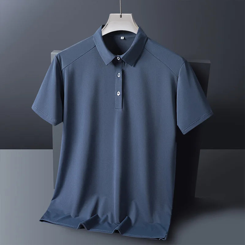 Plus Size Men’s Polo T-Shirt – 9XL Loose Fit Casual Formal Tee for Up to 150kg - Image 5