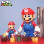 23cm Super Mario Bros PVC Action Figures – Luigi, Bowser, Yoshi Collectible Model Toys