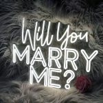 "Will You Marry Me?" LED Neon Sign – Custom Proposal & Anniversary Light for Couples