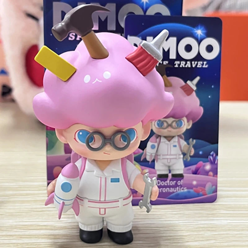 DIMOO Space Travel Binary Action Figure – Mystery Box Anime Figurine for Home Décor & Gifts - Image 4