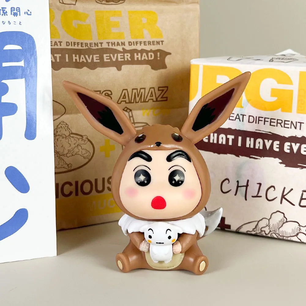 Crayon Shin-chan x Pikachu Anime Blind Box – Surprise Doll Collection & Mystery Gift Toy - Image 2