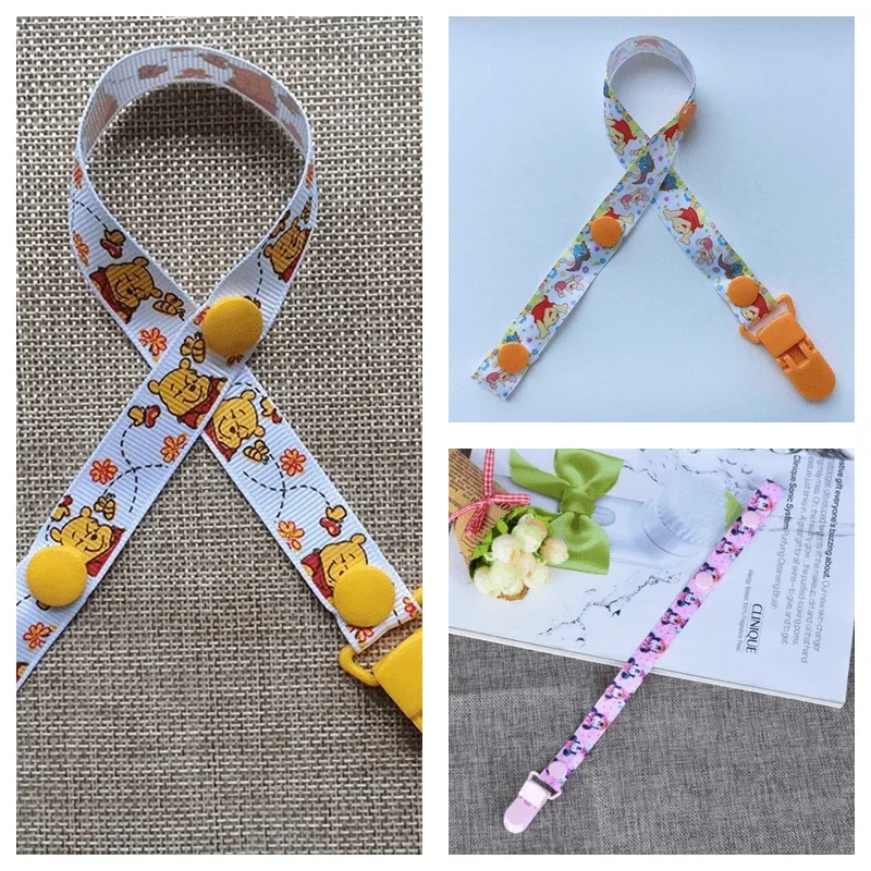 Disney Mickey Cartoon Baby Pacifier Clip – Soft & Comfortable Soothing Chain for Infants - Image 10