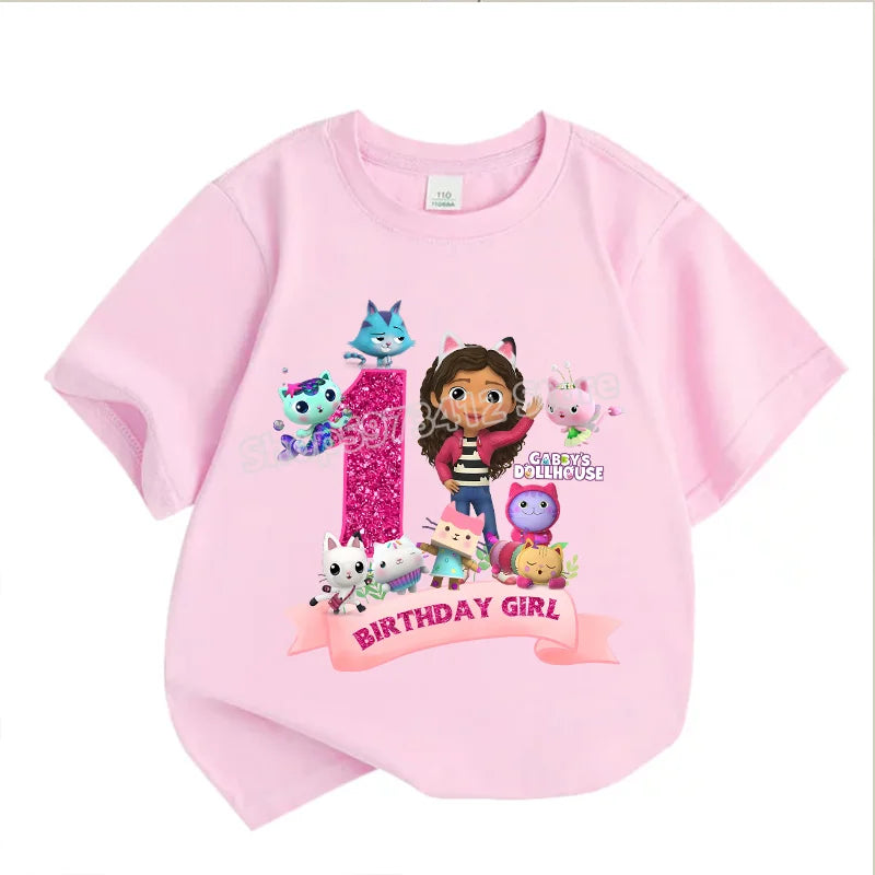 Gabby’s Dollhouse Kids T-Shirt – Cute Cartoon Cotton Pullover for Summer & Birthday Gifts - Image 12