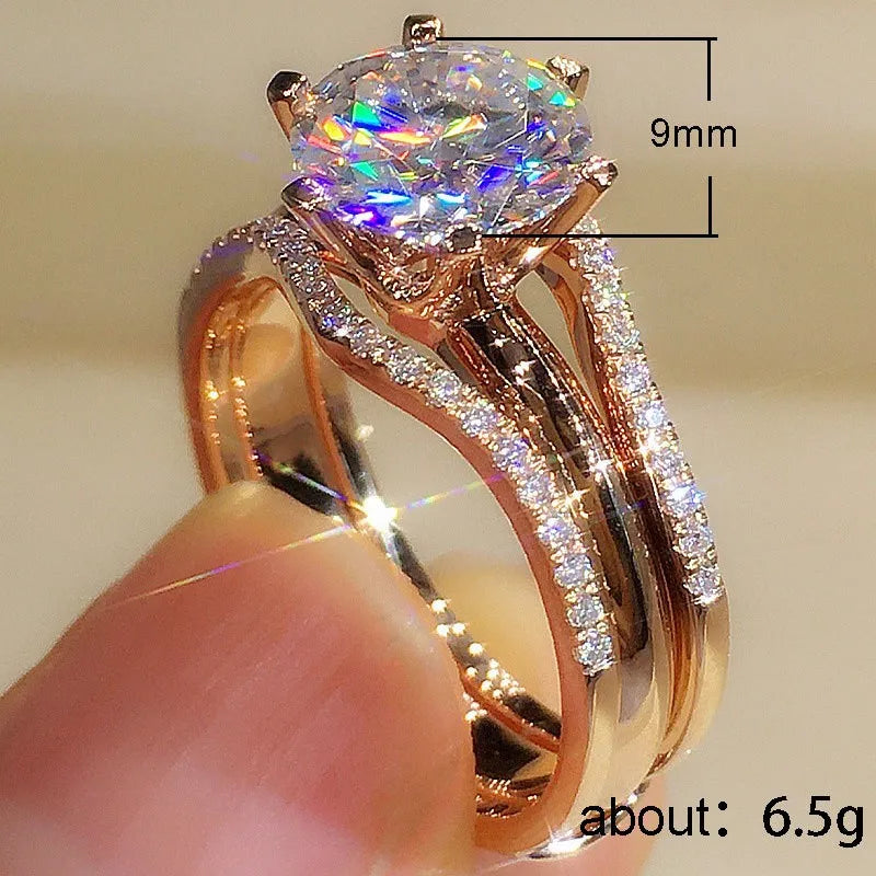 Unique Rose Gold Color Rings - Image 5