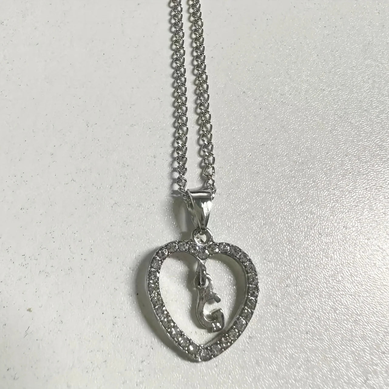 Bohemian Style Heart-Shaped Letter Pendant Necklace - Image 11