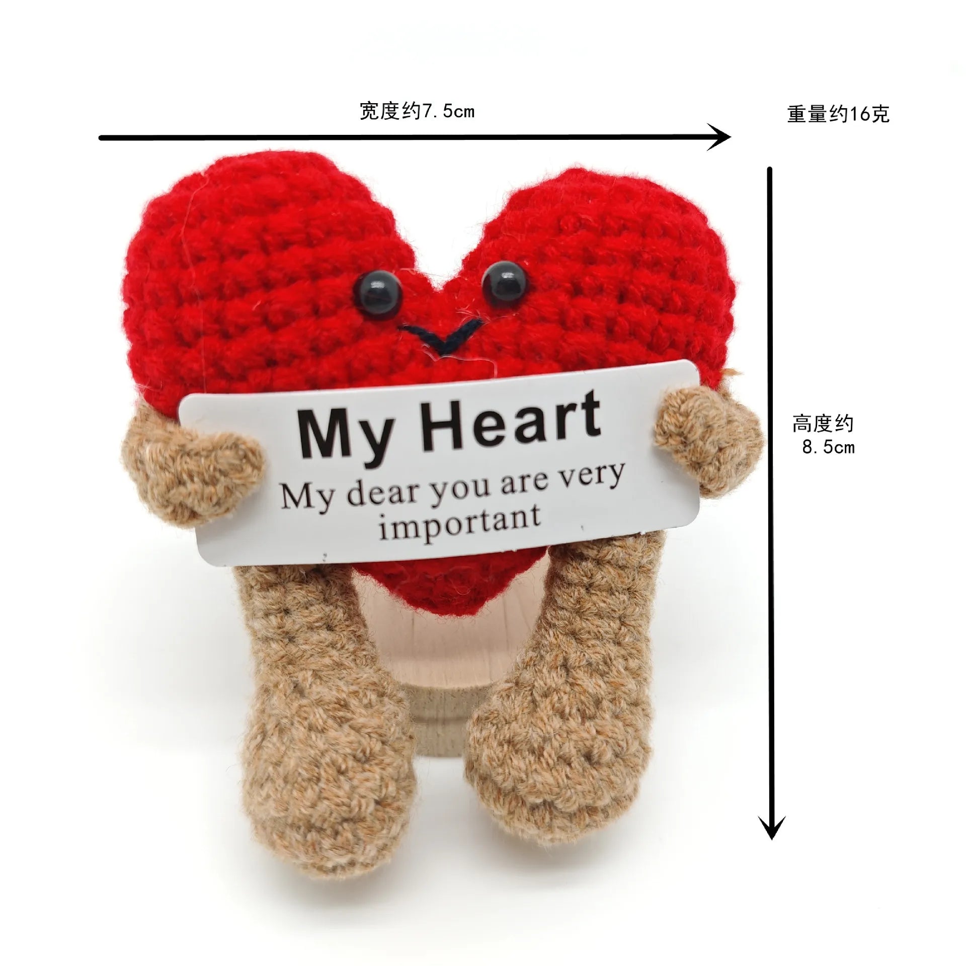 Funny Crochet Positive Energy Shark Doll – Emotional Support & Cute Knitted Woolen Bee Decor - Image 42