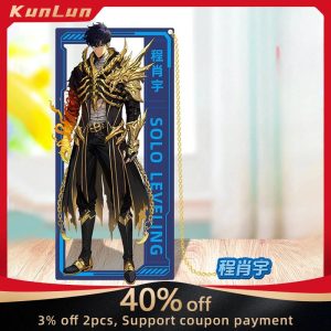 Solo Leveling Sung Jin-Woo Metal Bookmark – Korean Anime Collectible & Desk Ornament Gift