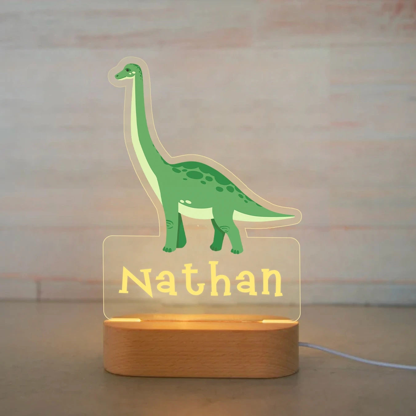 Personalized Animal Night Light – Custom Name Acrylic Lamp for Kids & Baby Room Décor - Image 17