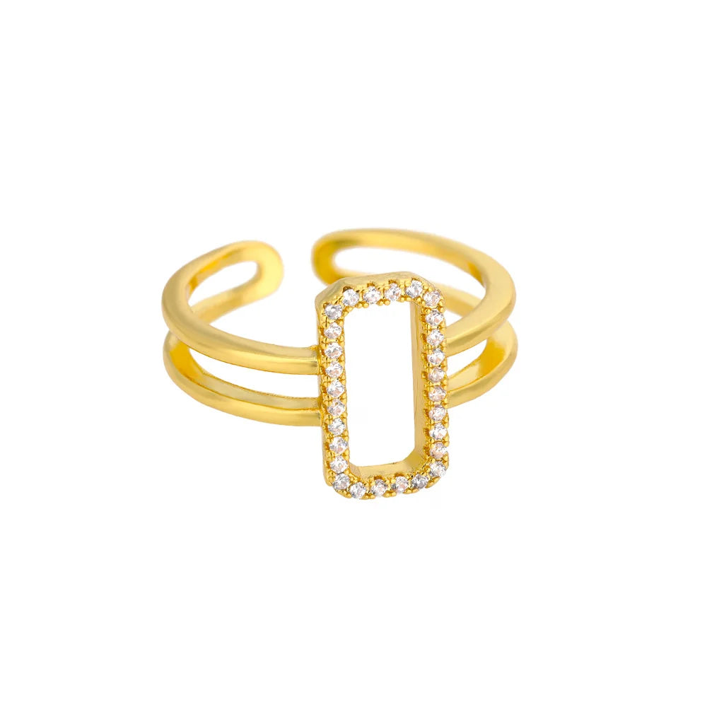 Classic Twist Chain Open Rings for Women - Image 35