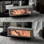 3D Anime Motion Night Light – LED Laser Engraved Lamp Box for Bedroom & Desk Decor