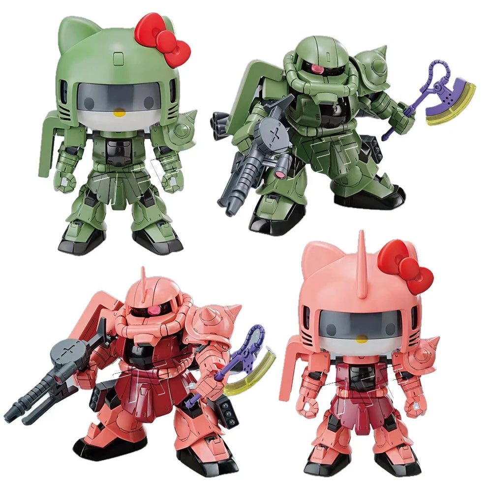 KT MS-05 Zaku II SD Anime Figure – SDCS Assembly Model Action Statue for Kids & Collectors