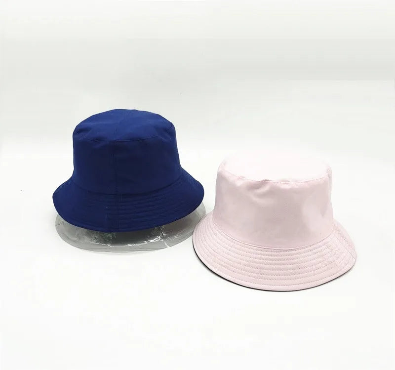 Custom Logo Fishing Bucket Hat – Unisex Reversible Cotton Sun Hat for Outdoor Use - Image 3