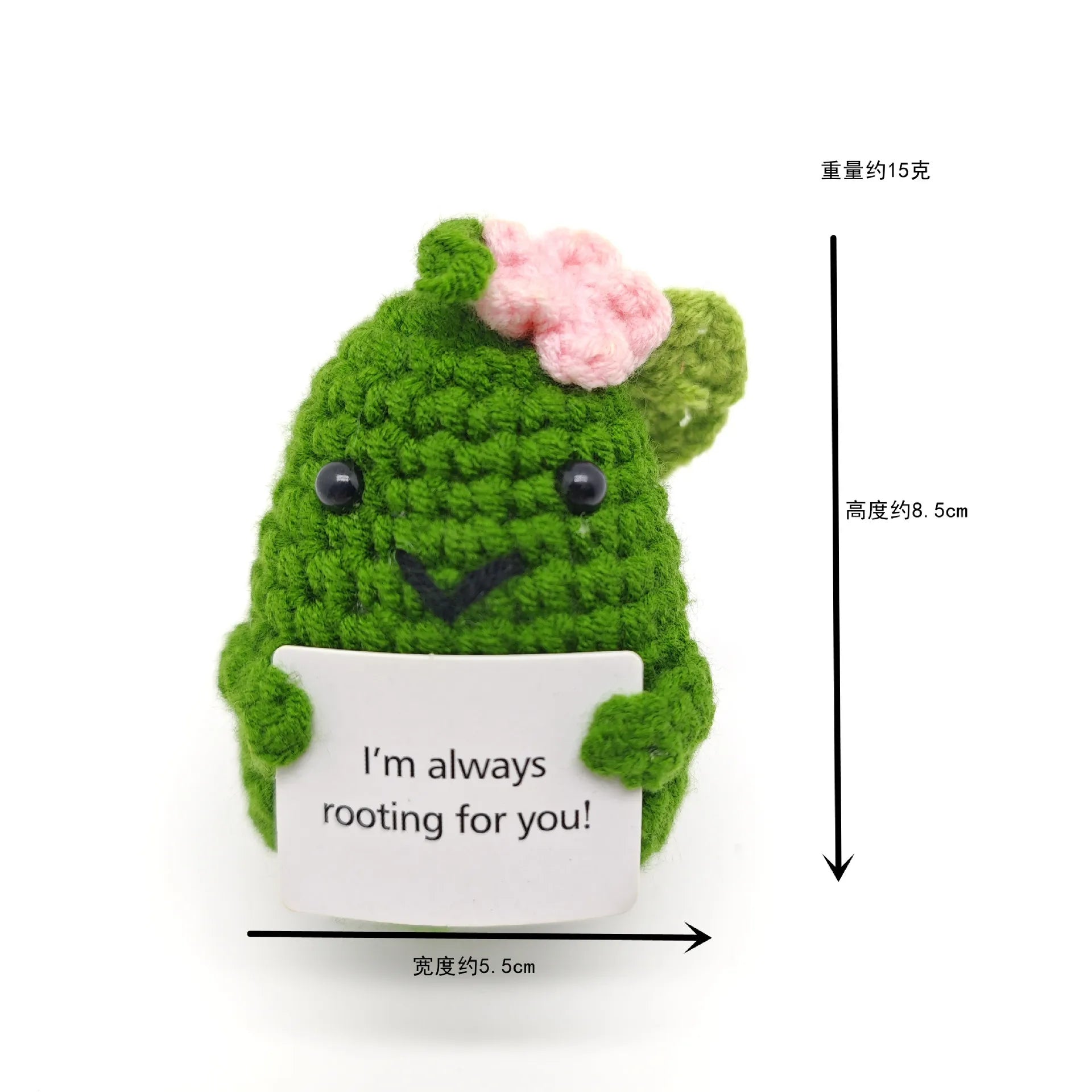 Funny Crochet Positive Energy Shark Doll – Emotional Support & Cute Knitted Woolen Bee Decor - Image 45